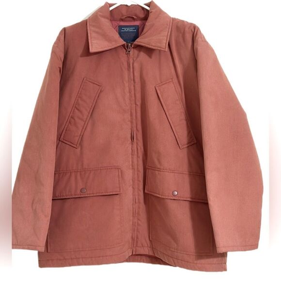 American Eagle Outfitters Men’s Field Jacket L Terracotta Canvas Quilted Lining - Picture 1 of 5